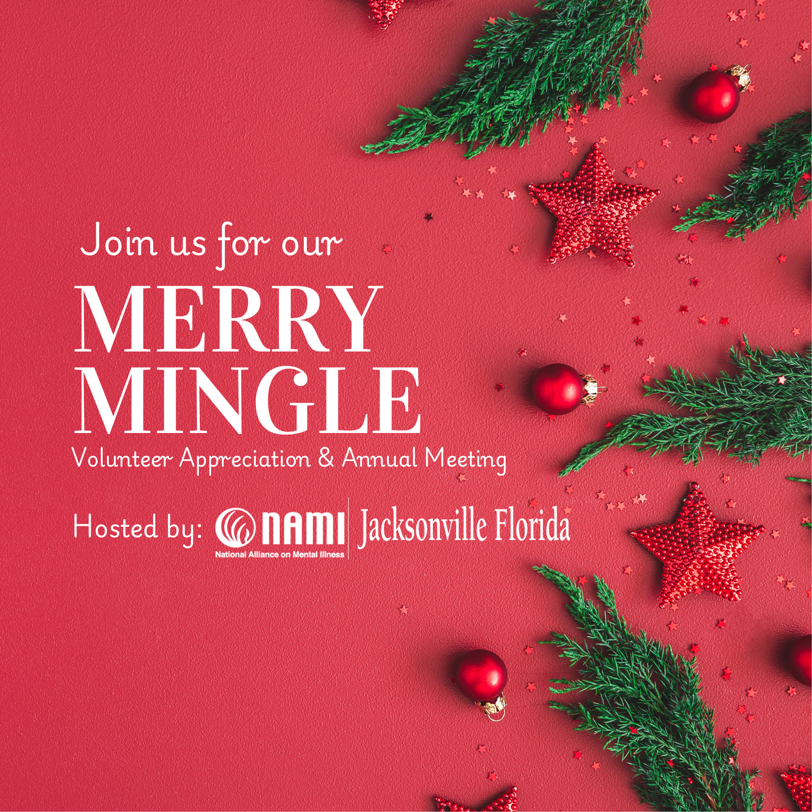 Merry Mingle with NAMI Jacksonville 2025 - logo
